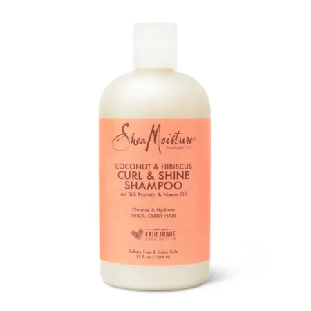 Shea Moisture hibiscus shampoo de coco rizos rulos