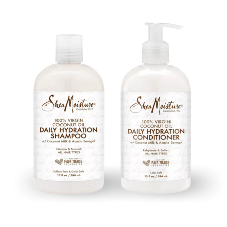 kit shea moisture coco shampoo acondicionador