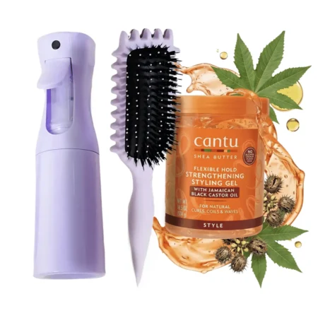 cantu pack gel cepillo spray