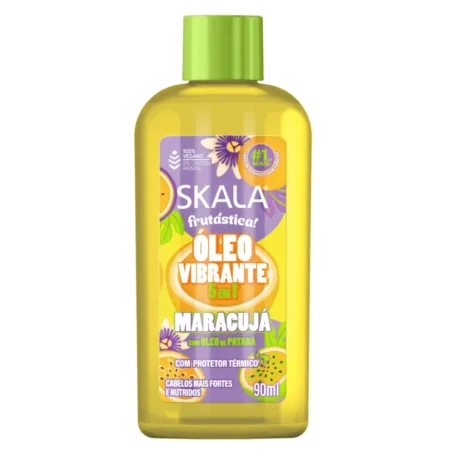 botella de aceite capilar para cabello rizado