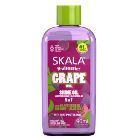 botella de aceite capilar skala color uva